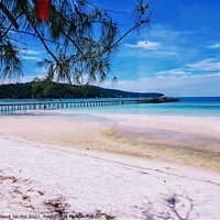 Buy canvas prints of Koh Rong Samloem island in Cambodia by Arnaud Jacobs
