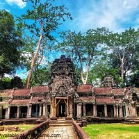 Buy canvas prints of Ta Prohm Temple, Angkor Wat by Arnaud Jacobs