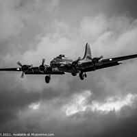 Buy canvas prints of Sky objectB-17 Flying Fortress 
