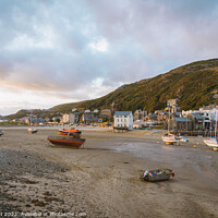 Buy canvas prints of Barmouth Harbour at Sunset by Bob Kent