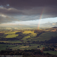 Buy canvas prints of Rainbow in the Peak District by Bob Kent