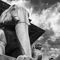 Buy canvas prints of The stone elephant by Dimitrios Paterakis