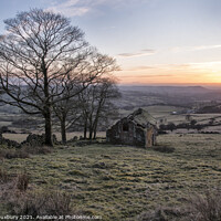 Buy canvas prints of Sunset From The Roaches by Gavin Duxbury