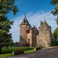 Buy canvas prints of Castell Coch by Gale Jolly