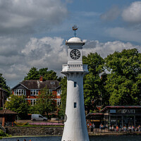 Buy canvas prints of Roath Park Lighthouse by Gale Jolly