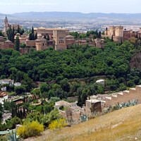 Buy canvas prints of Alhambra Palace - Granada, Spain by Phil Banks