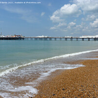 Buy canvas prints of Brighton beach and pier by Phil Banks