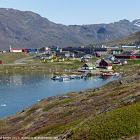 Buy canvas prints of Narsaq, Greenland in early Summer by Phil Banks