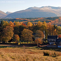 Buy canvas prints of Autumn at Spean Bridge in the Scottish Highlands by Phil Banks