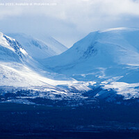 Buy canvas prints of The Lairig Ghru - Cairngorm Mountains by Phil Banks