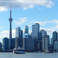 Buy canvas prints of CN Tower and Toronto City  by Phil Banks