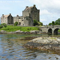 Buy canvas prints of Eilean Donan Castle in Summer by Phil Banks
