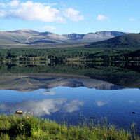 Buy canvas prints of Summer Reflections - Loch Morlich - Cairngorm Moun by Phil Banks