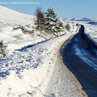 Buy canvas prints of A939 Grantown on Spey to Tomintoul Road in winter by Phil Banks