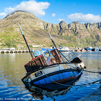 Buy canvas prints of Hout bay harbour Cape Town South Africa by Paul Naude