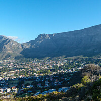 Buy canvas prints of Table Mountain Cape town by Paul Naude