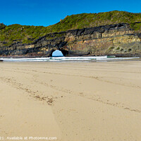 Buy canvas prints of Hole in the Wall Transkei - Wild coast Mpako river - South Africa by Paul Naude