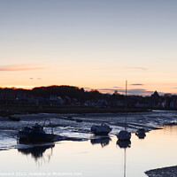 Buy canvas prints of Sunset at Wivenhoe by Elaine Hayward