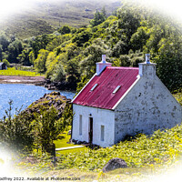 Buy canvas prints of Red Roof Cottage by John Godfrey Photography