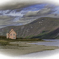 Buy canvas prints of The Pink House. by John Godfrey Photography