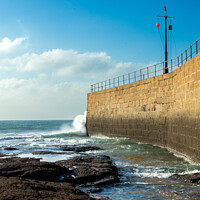 Buy canvas prints of Porthleven Pier by Paul Pepper