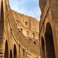 Buy canvas prints of Coliseum Interior by Paul Pepper