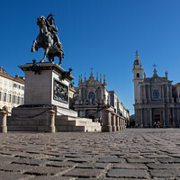 Buy canvas prints of Piazza San Carlo, Turin by Paul Pepper