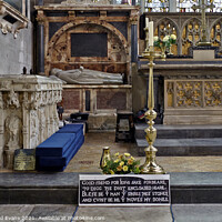 Buy canvas prints of William Shakespeare grave by Raymond Evans