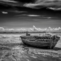 Buy canvas prints of Abandoned boat by Raymond Evans