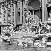 Buy canvas prints of Trevi Fountain by Raymond Evans