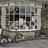 Buy canvas prints of Tea Room UK by Raymond Evans