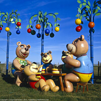 Buy canvas prints of Teddy Bears picnic  by Raymond Evans
