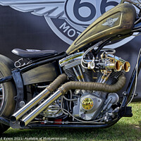 Buy canvas prints of Harley Davidson Chopper by Raymond Evans