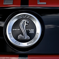 Buy canvas prints of Shelby GT500 Mustang by Raymond Evans