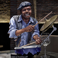 Buy canvas prints of The Drummer by Raymond Evans