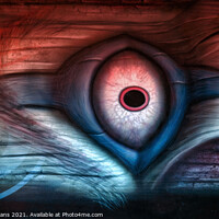 Buy canvas prints of Abstract eye by Raymond Evans