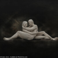Buy canvas prints of Naked Lovers by Raymond Evans