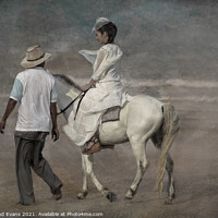 Buy canvas prints of Woman and horse by Raymond Evans