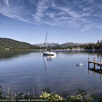 Buy canvas prints of Lake Windermere Cumbria by Raymond Evans