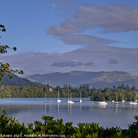 Buy canvas prints of Lake Windermere Cumbria by Raymond Evans