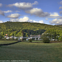 Buy canvas prints of Bownes Lake Windermere countryside by Raymond Evans