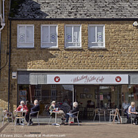 Buy canvas prints of Banbury UK pavement cafe by Raymond Evans