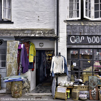 Buy canvas prints of Polperro second hand shop  by Raymond Evans