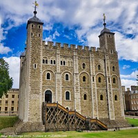 Buy canvas prints of White Tower, Tower of London by Peter Wooldridge