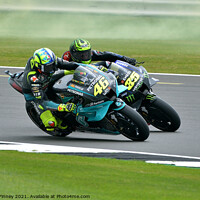Buy canvas prints of British Moto GP 2021Silverstone: MOTO GP  by Russell Finney