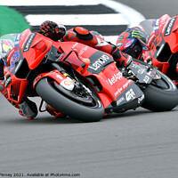 Buy canvas prints of British Moto GP 2021Silverstone: MOTO GP by Russell Finney