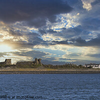 Buy canvas prints of Barrow-in-Furness and the Piel Channel Castle  by Russell Finney