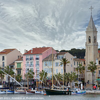 Buy canvas prints of Sanary-sur-Mer, Provence, France by Stuart Wyatt