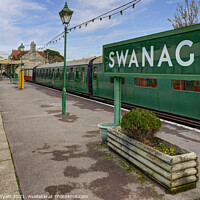 Buy canvas prints of Swanage Railway Station Platforms by Stuart Wyatt