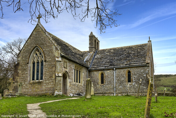 Tyneham Church, Purbeck, Dorset Picture Board by Stuart Wyatt